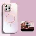 thumbnail image 1 of for iPhone 15 Pro Case with Stand, [Compatible with Magsafe] Built-in Camera Kick-Stand Phone Cover for iPhone 15 Pro, Shockproof Anti-Scratch Wireless Charging for Men Women, Pink, 1 of 6