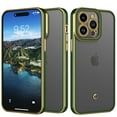thumbnail image 1 of iPhone 15 Pro Case for Women Girl Cute Luxury Plating Soft Back Cover Raised Full Camera Protection Bumper Silicone Shockproof Phone Case for iPhone 15 Pro Max, Green, 1 of 9