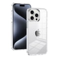 thumbnail image 1 of for iPhone 15 Pro Crystal Clear Case [Anti-Yellowing] Anti-Scratch Transparent Hard Back and Flexible Edge [Military Grade Drop Protection] Shockproof Phone Cover for iPhone 15 Pro, Clear, 1 of 8
