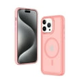 thumbnail image 1 of for iPhone 15 Pro Luxury Magnetic Case, [Military Drop Protection] [Compatible with MagSafe] Anti-Scratch Shockproof Matte Ultra Slim Lightweight Translucent Case for iPhone 15 Pro, Hotpink, 1 of 7
