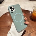 thumbnail image 1 of For iPhone 15 Pro Magnetic Phone Case [Compatible with MagSafe] [Drop Protection] Ultra Slim Skin Feel Shockproof Anti-Fingerprint Thin Fit Simple Hard PC Phone Case Cover,Blue, 1 of 9