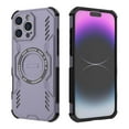thumbnail image 1 of For iPhone 15 Pro Magnetic Phone Case,Military-Grade Drop Protection,Compatible with Mag-Safe,Heavy Duty Tough Rugged Shockproof Dropproof Grip Armored Slim Phone Case Cover,Purple, 1 of 9
