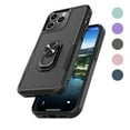 thumbnail image 1 of iPhone 15 Pro Max Case, 2 in 1 Phone Case for iPhone 15 Pro Max 6.7", Takfox Rubber & Rugged Shockproof Protection Heavy Duty with Ring Stand Kickstand Cover,Black, 1 of 12