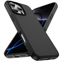 for iPhone 15 Pro Max Case Carbon Fiber Texture – Slim Fit Shockproof Protective Back Cover with TPU Frame, Lightweight & Stylish Hybrid Design for Men & Women for iPhone 15 Pro Max, Black