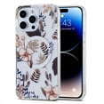 thumbnail image 1 of for iPhone 15 Pro Max Case with Magnetic Function, Clear Floral Case with Flower Branch Pattern for Girls Women Slim Fit Cute Hard Back Shockproof Phone Case for iPhone 15 Pro Max, Pink Flower, 1 of 6