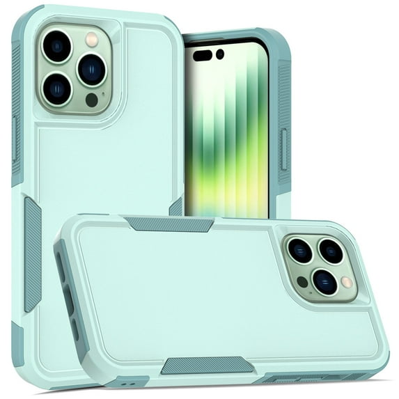 for iPhone 15 Pro Max Case,Heavy Duty Drop Protection Edge Raised Rugged Shockproof/Drop Proof/Dust Proof Military Protective Tough Durable Cell Phone Cover for Men Women,Mint