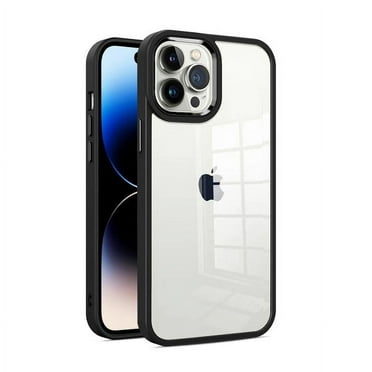 iPhone 15 Pro Max Clear Transparent Case Rugged Lightweight Slim Shockproof Transparent Heavy Duty Case for iPhone 15 Pro Max, Black