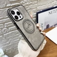 thumbnail image 1 of for iPhone 15 Pro Max Magnetic Case Compatible with MagSafe, Slim Cute Cat Pattern PU Leather Non-Slip Grip TPU Bumper Shockproof Anti-Scratch Protective Phone Cover for iPhone 15 Pro Max, Gray, 1 of 10