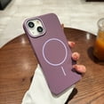 thumbnail image 1 of For iPhone 15 Pro Max Magnetic Case, Compatible with Magsafe Slim Fit Anti-Scratch Drop Protection Bumper Rugged Hard PC Back Cover Phone Case for Apple iPhone 15 Pro Max, Purple, 1 of 8
