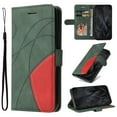 thumbnail image 1 of for iPhone 15 Pro Max PU Leather Wallet Case, Flip Folio Case Book Folding Case with Magnetic Kickstand Card Holders Slots Protective with Lanyard Cover for  iPhone 15 Pro Max - Green, 1 of 5