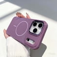 thumbnail image 1 of For iPhone 15 Pro Max Phone Case,Compatible With Wireless Charging,Glossy Ultra Slim Shockproof Anti-fall Anti-Scratch Protection Nion-Slip Durable Thin Fit Phone Case Cover,Purple, 1 of 7