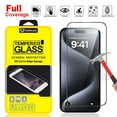 thumbnail image 1 of iPhone 15 Pro Max Screen Protector, Takfox HD Clear Tempered Glass, Ultra-tough, Easy Installation, Scratch Resistant, Bubble-Free for iPhone 15 Pro Max 6.7" Glass Screen Protector (Clear), 1 of 9