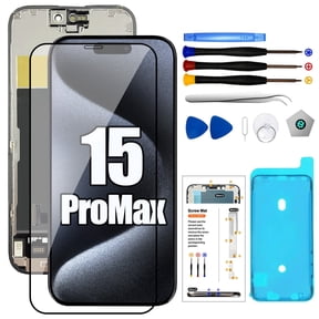 For iPhone 15 Pro Max Screen Replacement 6.7 inch Full HD, 3D Touch LCD Screen Display Digitizer Assembly with Repair Tools, Compatible for Model A2849, A3105, A3106, A3108