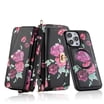 for iPhone 12 Pro Wallet Case - Magnetic Detachable Back Case with RFID ...