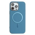 thumbnail image 1 of for iPhone 15 Pro PU Leather Case, Classic Phone Case Smooth Matte [Compatible with Magsafe], Plating Bumper Frame Lightweight Magnetic Anti-Scratch Cover for iPhone 15 Pro, Lightblue, 1 of 6