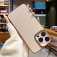 thumbnail image 1 of for iPhone 15 Pro PU Leather Slim Case,Simplicity Designing,Plain Skin PU Leather Design,Electroplated frame,Anti-Scratch Rugged Shockproof Hard Phone Case for iPhone 15 Pro,
Desertgold, 1 of 6