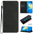 thumbnail image 1 of for iPhone 15 Pro Wallet Case, PU Leather Protective Case Embossed Folio Magnetic Card Slots Holder Kickstand with Wrist Strap Shockproof Slim Flip Case for iPhone 15 Pro, Black, 1 of 7