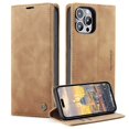 thumbnail image 1 of for iPhone 15 Pro Wallet Case with [RFID Blocking] Retro Premium PU Leather Flip Folio Strong Magnetic Closure, Kickstand, Card Slots, Flip Book Style Cover For Apple iPhone 15 Pro,
Brown, 1 of 12