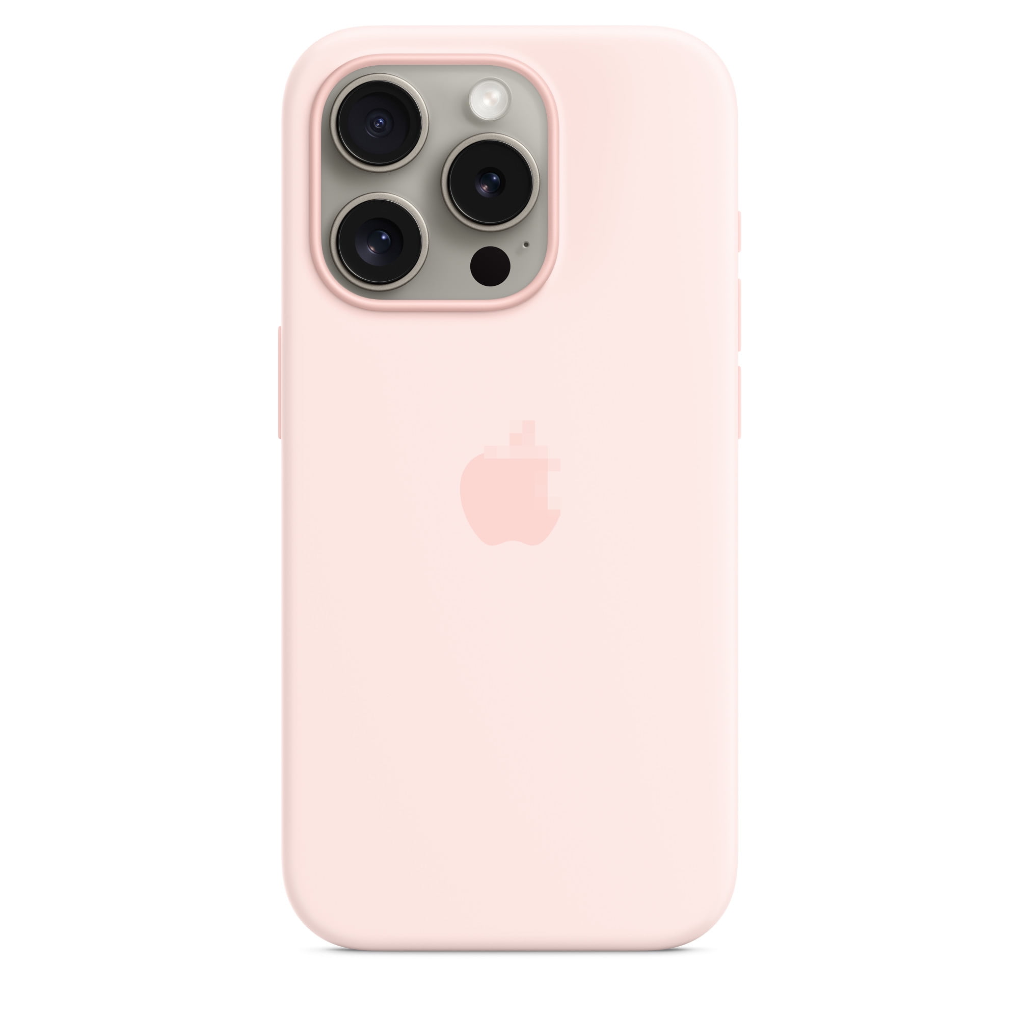 Lovefone Genuine Liquid Silicone Case iPhone 15 Pro Light Blue
