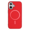 thumbnail image 1 of for iPhone 15 Strong Magnetic Case Compatible with Mag-Safe, Luxury Elegant PU Leather TPU Bumper Shockproof Protective Slim Magnetic Phone Cover for iPhone 15, Red, 1 of 6