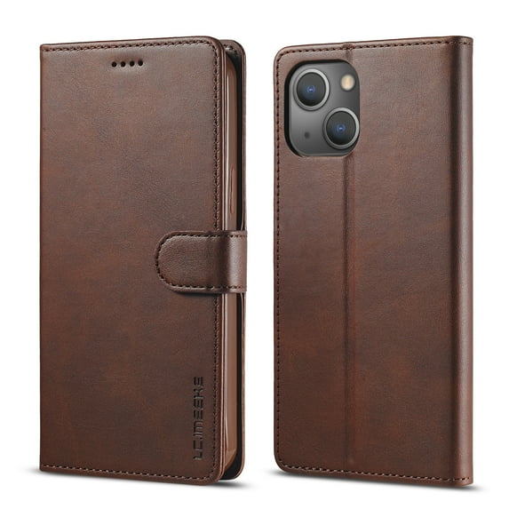 iPhone 15 Wallet Case for Apple iPhone 15 Premium Luxury PU Leather Wallet Flip Magnetic Clasp Cover Retro 15 Case Credit Card Holder Kickstand Shockproof Case,
Brown