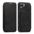 thumbnail image 1 of for iPhone 15 Wallet Case, Compatible with MagSafe, Support Wireless Charging, Slim Fit Premium PU Leather Flip Folio Cover with Card Slots Case Wallet for iPhone 15 - Black, 1 of 9