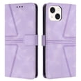 thumbnail image 1 of for iPhone 15 Wallet Flip Case with 2 Lanyard, Vintage Premium PU Leather Card Slots Kickstand Magnetic 360 Protection Case Cover for iPhone 15 Men Women, Purple, 1 of 9