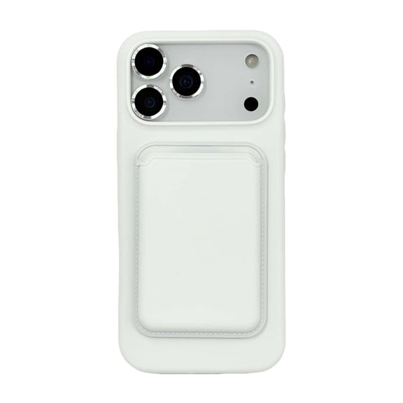 For iPhone 15 Wallet Phone Case,2-in-1 Magnetic Detachable Card Holder,Compatible with Mag-Safe,With Camera Lens Protector,Shockproof Anti-Scratch Protection,Durable Phone Case,White