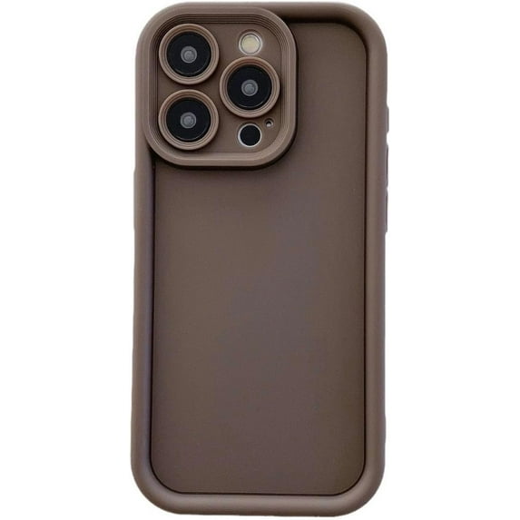 for iPhone 15 pro case, Raised Edge Design, Double Protection for The Camera, Non-Slip, Shockproof, Dirt-Resistant, a Variety of Colors for Boys, Girls Phone case Trend Single - Cold Curry