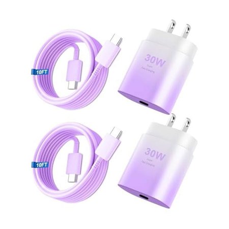 iPhone 16 15 Pro Max Charger Fast Charging, 30W USB C iPhone 15 16 Pro Max Fast Charger Block with 10FT Long USB C Charging Cable for iPhone 16 Pro Max/16 Pro/15 Pro Max,iPad,Samsung Galaxy S24 Ultra