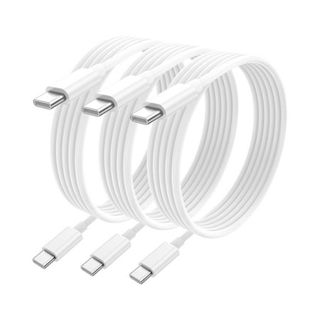 iPhone 16 15 charger, 3pack 6ft Type C Fast Charger Cord 60W, Compatible with iPhone 16/15pro/16/15pro/max/16/15 plus/MacBook Pro/iPad Air 4/5, Samsung S23/22/21/20, Pixel, Switch, LG-Grey price history and forecast - FCLXVW iPhone 16