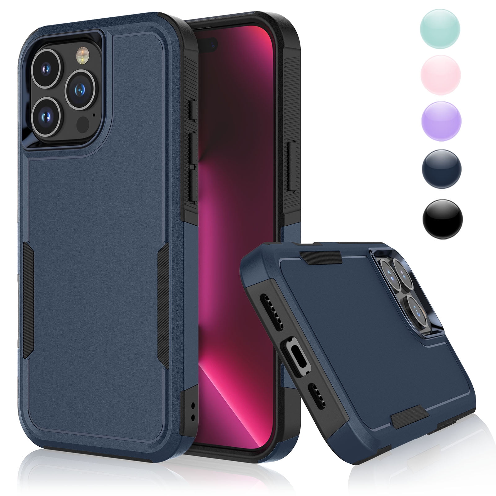 for iPhone 16,16 Pro,16 Plus,16 Pro Max Case,Heavy Duty for iPhone 16,16 Pro,16 Plus,16 Pro Max Case,Heavy Duty