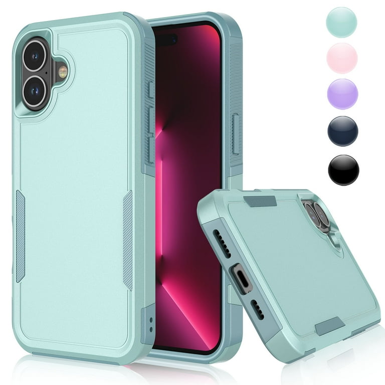 for iPhone 16,16 Pro,16 Plus,16 Pro Max Case,Heavy Duty