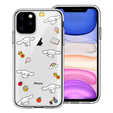 iPhone 16 Case (6.1inch) Sanrio Cute Clear Soft Jelly Cover - Daily Cinnamoroll