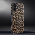 thumbnail image 1 of For iPhone 16 Case Compatible with MagSafe, Luxury Slim Shockproof Protective Cover with Leopard Print & Carbon Fiber Texture, Magnetic Phone Case for Women and Men,A, 1 of 10
