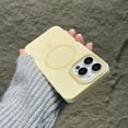 thumbnail image 1 of for iPhone 16 Case Glitter, Strong Magnetic Phone Case Compatible with Magsafe, Sparkly Bling Shiny Girly Trendy Design, Stylish TPU Case for Women Girls for iPhone 16, Yellow, 1 of 9