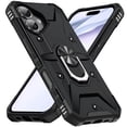 thumbnail image 1 of for iPhone 16 Case with Invisible Ring Stand, Military Grade Drop Protection Support Car Mount Holder, Heavy Duty Shockproof Phone Cover for iPhone 16, Black, 1 of 8