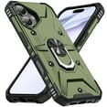 thumbnail image 1 of For iPhone 16 Case Rugged, With Grip Ring Holder Rotating Kickstand Easy to Hand Compatile with Car Mount Anti-Scratch Heavy Duty Protective Phone Case for Apple iPhone 16, Armygreen, 1 of 8