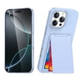 thumbnail image 1 of for iPhone 16 Case Wallet with Card Holder, Military Grade Drop Protection, Rugged Hard Back Slim Back Kickstand New Wallet Phone Cover Case for iPhone 16, Purple, 1 of 9
