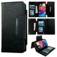 thumbnail image 1 of for iPhone 16 Classic PU Leather Case, Shockproof Detachable Magnetic Inner Case Flip Wallet Kickstand Rugged Full Body Protection Card Slots Cover for iPhone 16, Black, 1 of 11