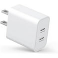thumbnail image 1 of iPhone 16 Fast Charger Block,2in1 Dual Port USB C Power Delivery Charger Fast Chargers Wall Type C Chargers Plug Adapter Compatible iPhone 16/16 Plus/16 Pro/15 Pro Max/iPhone 14/13/12 Pro Max/11,iPad, 1 of 7