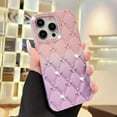thumbnail image 1 of for iPhone 16 Gradient Color Diamond Sparkly Protective Case, Plating Anti-Scratch Shockproof Non-Slip TPU Lightweight Ultra Slim Support Wireless Charging Phone Cover for Women Girls, B, 1 of 6