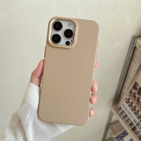 for iPhone 16 Hard PC Magnetic Case, Shockproof Protective Cover Compatible with Mag-Safe, Anti-Scratch Soft Microfiber Lining, Lightweight Slim Cover Phone Case for iPhone 16, Bronze