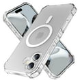 thumbnail image 1 of for iPhone 16 Magnetic Case, Military Grade Drop Protection Anti-Yellowing Phone Cover Compatible with Mag-Safe - Rugged Shockproof Protective Case for iPhone 16, Clear, 1 of 6