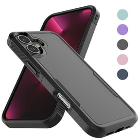 iPhone 16 Plus Case ,2 in 1 Phone Case for iPhone 16 Plus 6.7 inch ,Takfox Shockproof Protection Heavy Duty Armor Durable Hard Plastic & Rubber Rugged Full Body Bumper Cover- Black