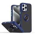 thumbnail image 1 of for iPhone 16 Plus Case with 360° Ring Holder, Shockproof Slim iPhone 16 Plus Phone Case with Kickstand [Magnet Support Car Mount] Women Men Non-Slip Protective Cover Case,Blue, 1 of 7