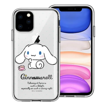 iPhone 16 Plus Case (6.7inch) Sanrio Clear TPU Soft Jelly Cover - Cinnamoroll Coffee
