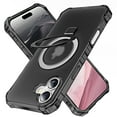 thumbnail image 1 of for iPhone 16 Plus Case, [Compatible with MagSafe][Anti-Yellowing][Military-Grade Protection] Shockproof Corner Enhanced Protection Magnetic Phone Case for iPhone 16 Plus,Black, 1 of 6
