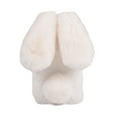 thumbnail image 1 of for iPhone 16 Plus Case for Girls, Luxury Women Cute Toy Warm Furry Fuzzy Soft Rabbit Ear Faux Fur Hair Plush Diamond Camera Frame Warm Winter Skin Case Cover for iPhone 16 Plus, White, 1 of 3
