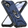thumbnail image 1 of For iPhone 16 Plus Case Rugged, With Grip Ring Holder Rotating Kickstand Easy to Hand Compatile with Car Mount Anti-Scratch Heavy Duty Protective Phone Case for Apple iPhone 16 Plus, Darkblue, 1 of 8